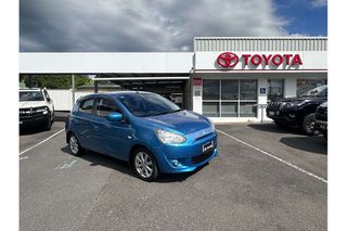 2013  Mitsubishi Mirage LS Hatch (Blue) Pre-Owned Car Thumbnail
