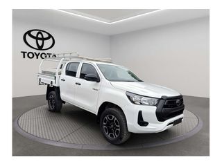2022  Toyota Hilux Workmate Hi-Rider Ute (White) Pre-Owned Car Thumbnail